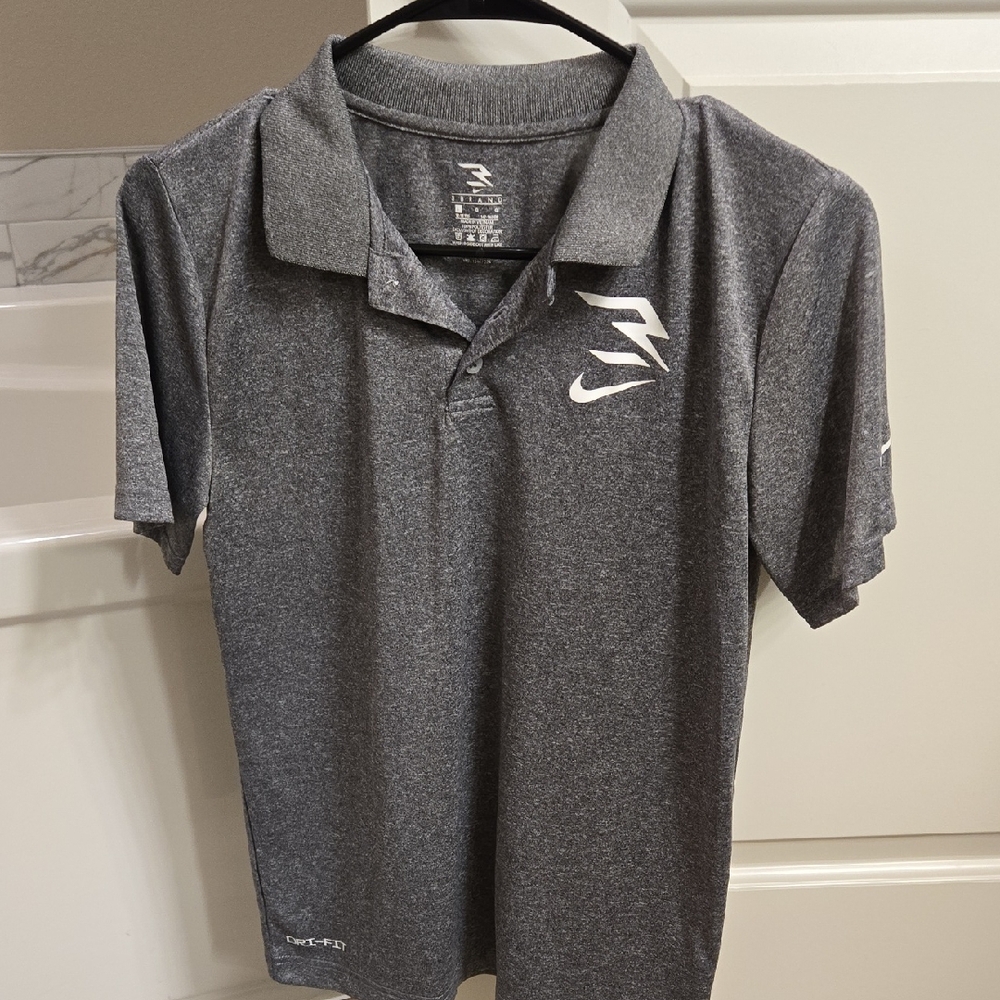 Nike Kids Gray Polo Shirt